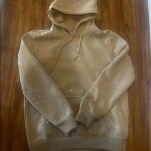 tan smiley retrovert hoodie!